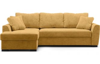 Диван угловой Като, модель 033, Germes Umber (желтый)