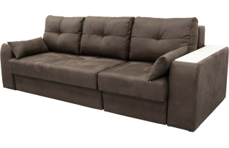 Диван прямой Остин 2, MONAKO-A 03, декор Рамух белый