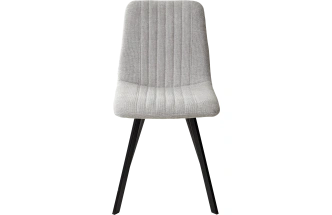 Стул Elvis, мягкий, WZ2042-19 галечный серый фактурный велюр, черный каркас