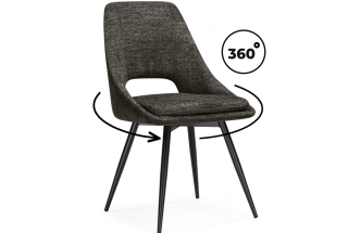 Стул Avianus,  вращающийся 360, коричневый / чёрный