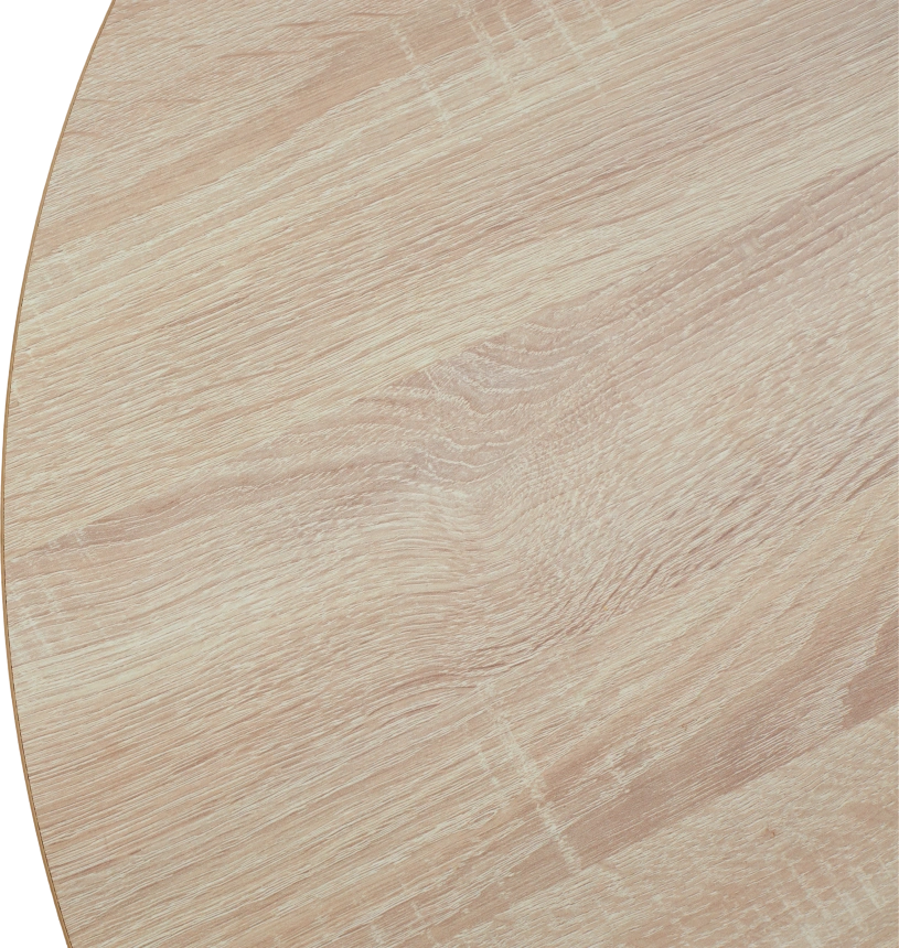 Кухонный стол Монтен 90, нераздвижной Дуб Сонома, Белый