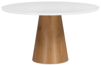 Кухонный стол Huge, белый / коричневый