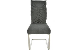 Стул Лофт-2, мягкий, Berlin 101, велюр, каркас хром