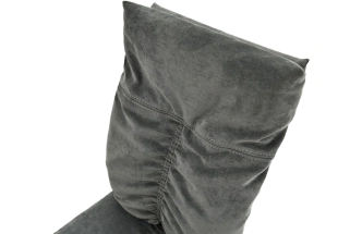 Стул Лофт-2, мягкий, Berlin 101, велюр, каркас хром