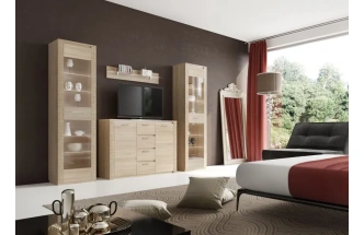 Модульная гостиная Элана 3, дуб сонома