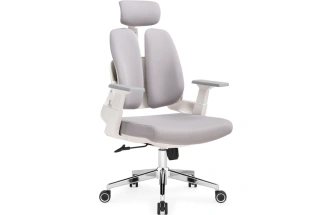 Компьютерное кресло Hiba, серый / хром