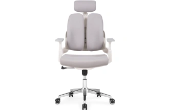 Компьютерное кресло Hiba, серый / хром