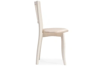 Стул Айра,  деревянный, слоновая кость / белый