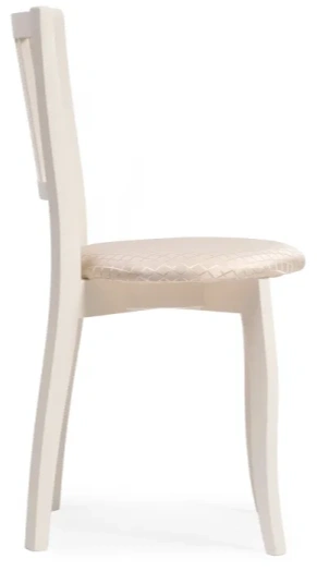 Стул Айра,  деревянный, слоновая кость / белый