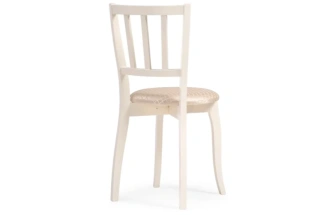 Стул Айра,  деревянный, слоновая кость / белый
