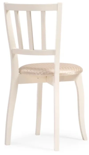 Стул Айра,  деревянный, слоновая кость / белый