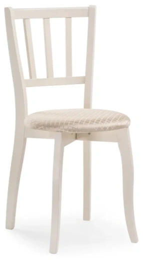 Стул Айра,  деревянный, слоновая кость / белый