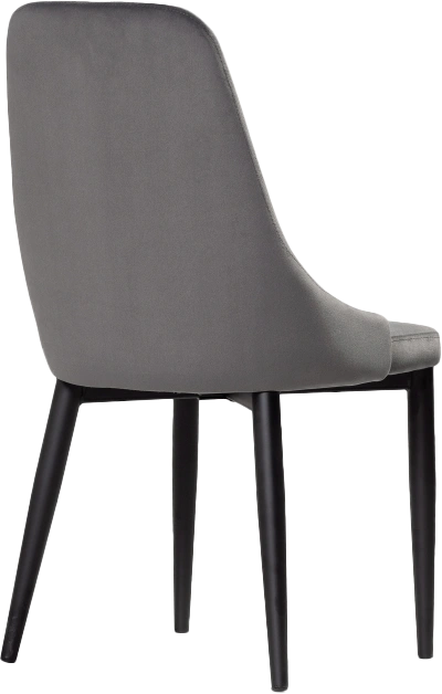 Стул Kora, на металлокаркасе, dark gray / black