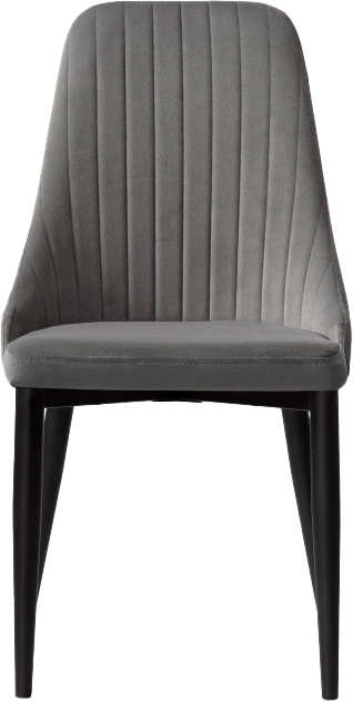 Стул Kora, на металлокаркасе, dark gray / black