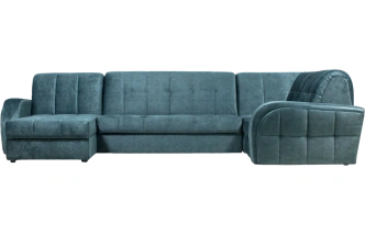 Диван угловой Блэквуд 155, Kleo emerald, Угл.секция Крес.секция 600 оттоманка 150