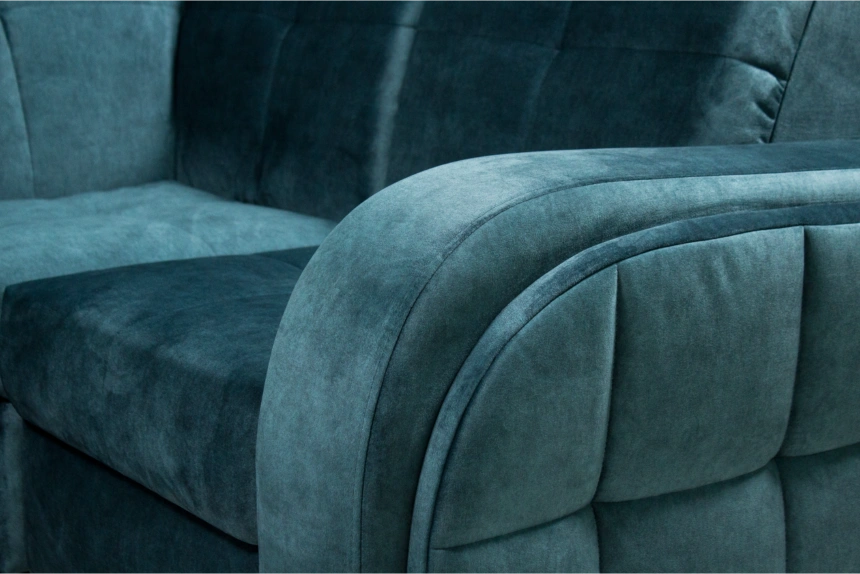 Диван угловой Блэквуд 155, Kleo emerald, Угл.секция Крес.секция 600 оттоманка 150 