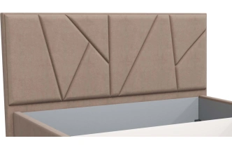 Кровать Рица 3, мягкая, полутораспальная, 120x200, Sensey humus