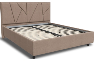 Кровать Рица 3, мягкая, полутораспальная, 120x200, Sensey humus