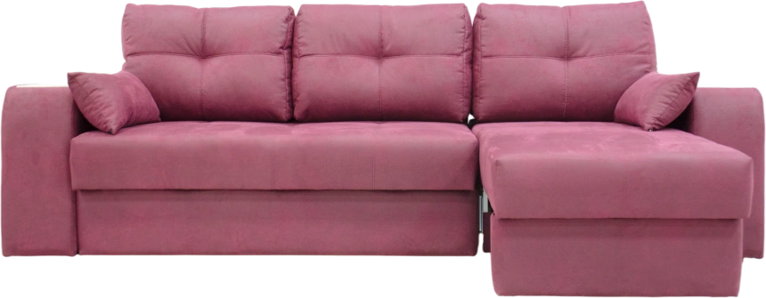 Диван прямой Остин 2, Tenerife holly berry, декор Рамух белый