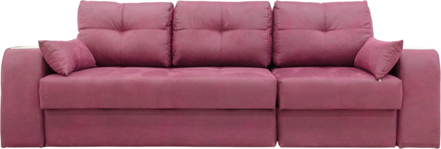 Диван прямой Остин 2, Tenerife holly berry, декор Рамух белый