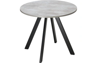 Кухонный стол Монтен 90, нераздвижной Цемент, Черный