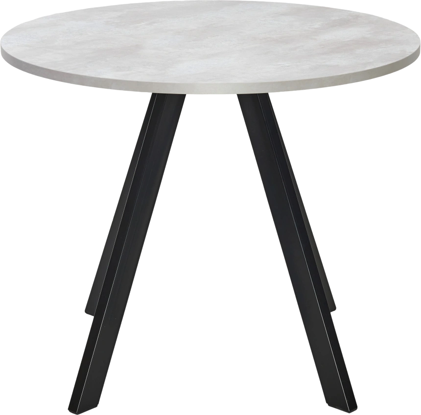 Кухонный стол Монтен 90, нераздвижной Цемент, Черный