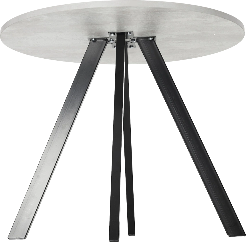 Кухонный стол Монтен 90, нераздвижной Цемент, Черный