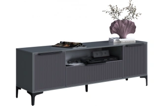 Модульная гостиная Иадама, комплектация 6, графит / графит софт