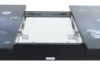 Кухонный стол Ривьера, фотопечать Текстура-9, стекло, каркас хром