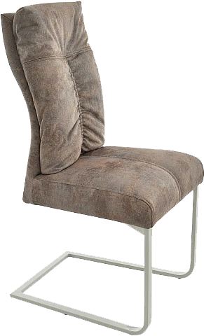 Стул Лофт, мягкий, Loft 09, велюр, каркас хром 