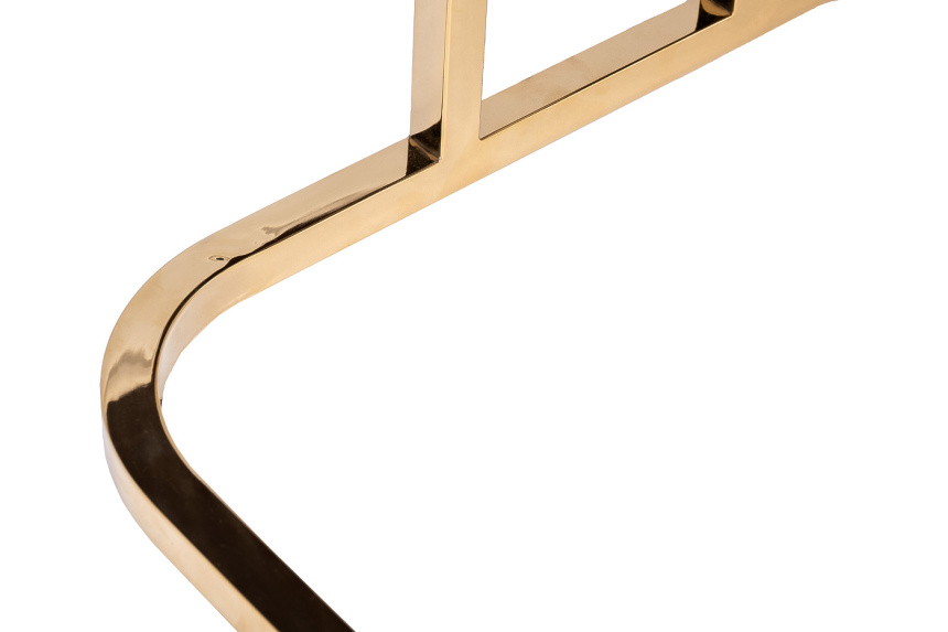 Стул GY-DC8365GOLD-CR, мягкий, велюр, кремовый / золото 