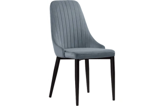 Стул Kora, на металлокаркасе, gray / black