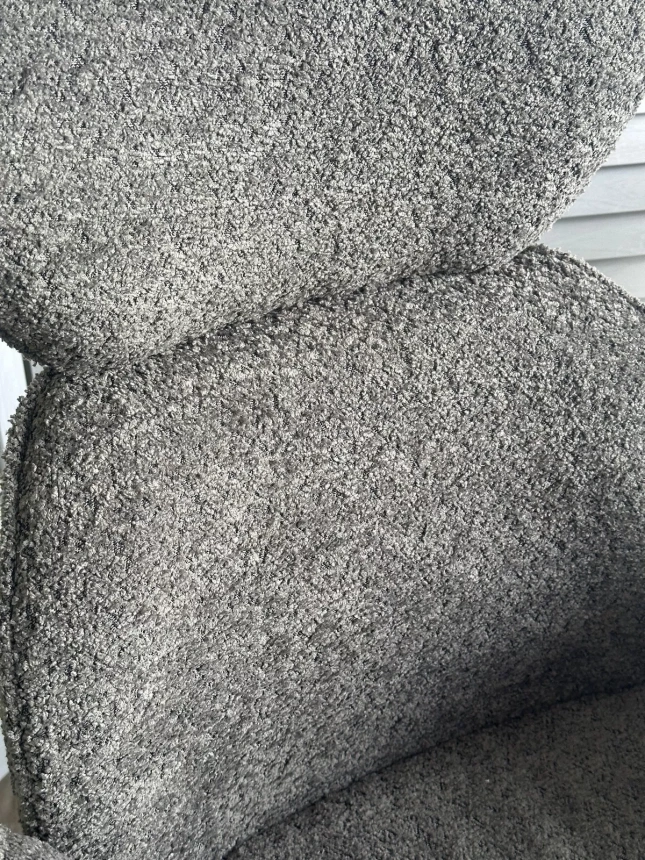 Стул Vardy, мягкий, поворотный, темно-серый букле XD841-16, серый каркас