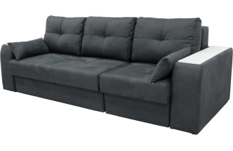 Диван прямой Остин 2, MONAKO-A 07, декор Рамух белый