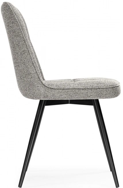 Стул Texas 4, поворотный 360, светло-серый / чёрный