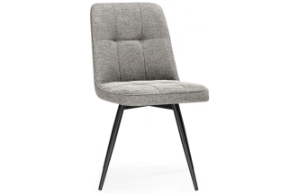 Стул Texas 4, поворотный 360, светло-серый / чёрный