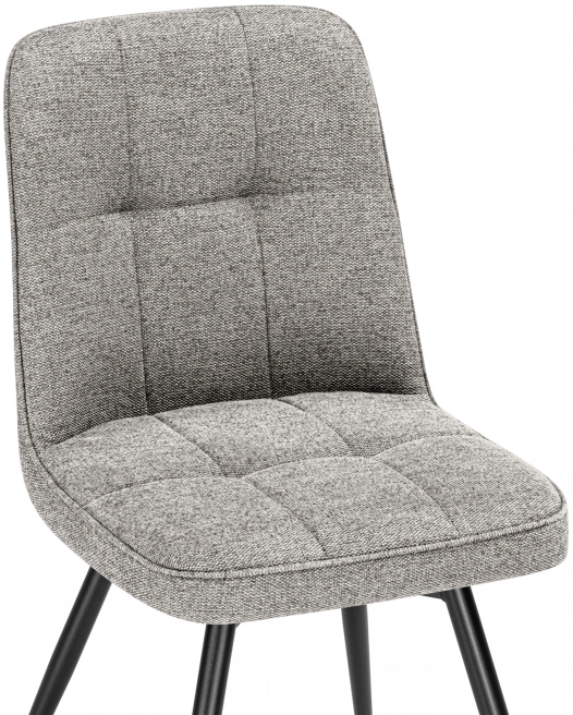 Стул Texas 4, поворотный 360, светло-серый / чёрный