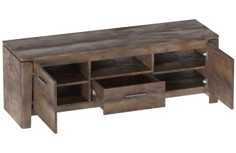 Тумба под ТВ Мальта, с полками и ящиком, таксония