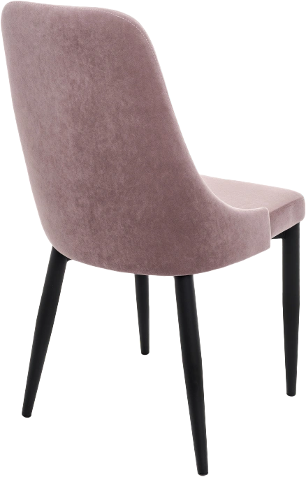 Стул Kora, на металлокаркасе, light purple / black