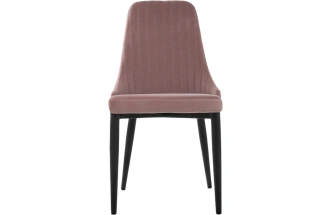 Стул Kora, на металлокаркасе, light purple / black