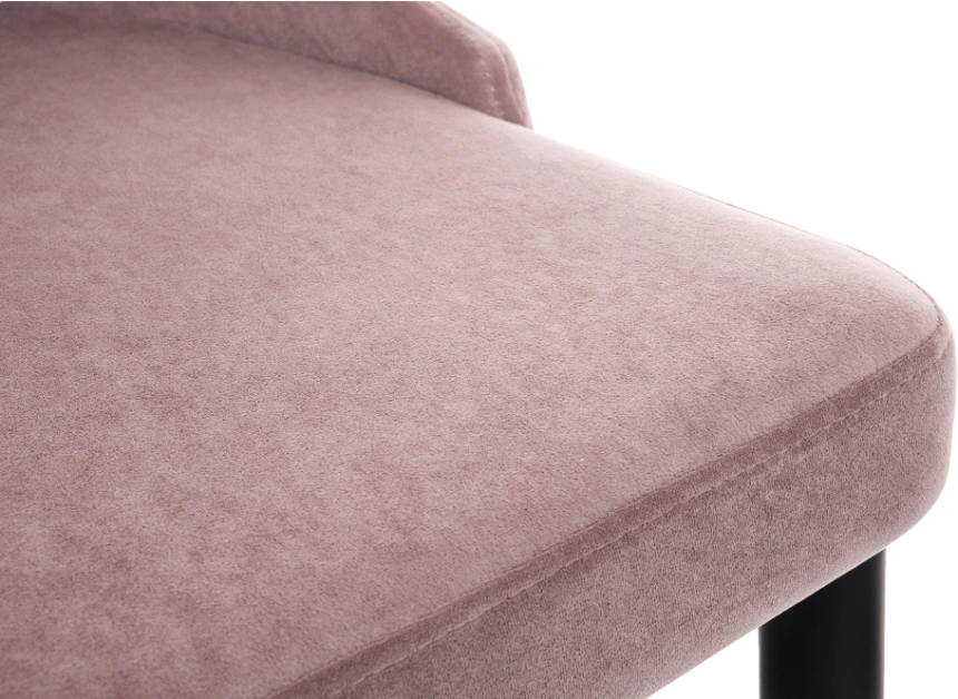 Стул Kora, на металлокаркасе, light purple / black