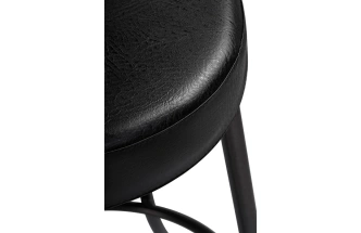 Барный стул Satearant, черный полимер / темный мусс