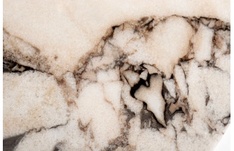 Журнальный стол 58DB-07036, 50x50x60, МДФ, мрамор, бежевый мрамор / бронзовый