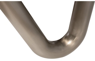 Журнальный стол 58DB-23400, 140x140x32, МДФ, шпон, бежевый / латунь