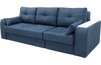 Диван прямой Остин 2, MONAKO-A 09, декор Рамух белый