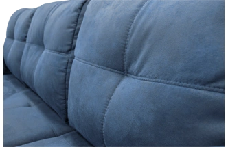 Диван прямой Остин 2, MONAKO-A 09, декор Рамух белый