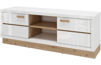 Модульная гостиная Балтимор 2, дуб дикий / белый