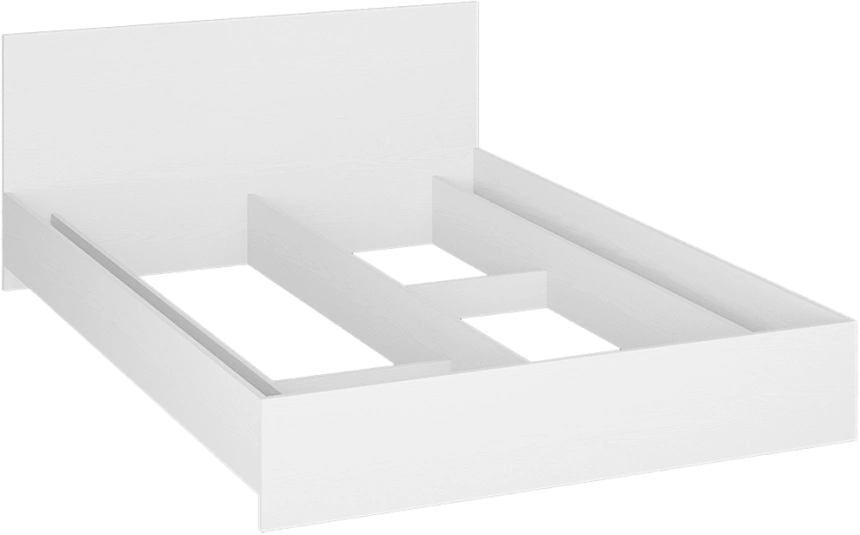 Кровать Адайн КР-140, 140x200, белое дерево / белое дерево