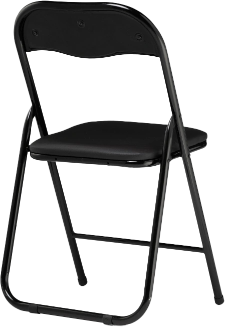 Стул Fold 1, складной, black / black