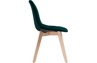 Стул Filip, green / wood